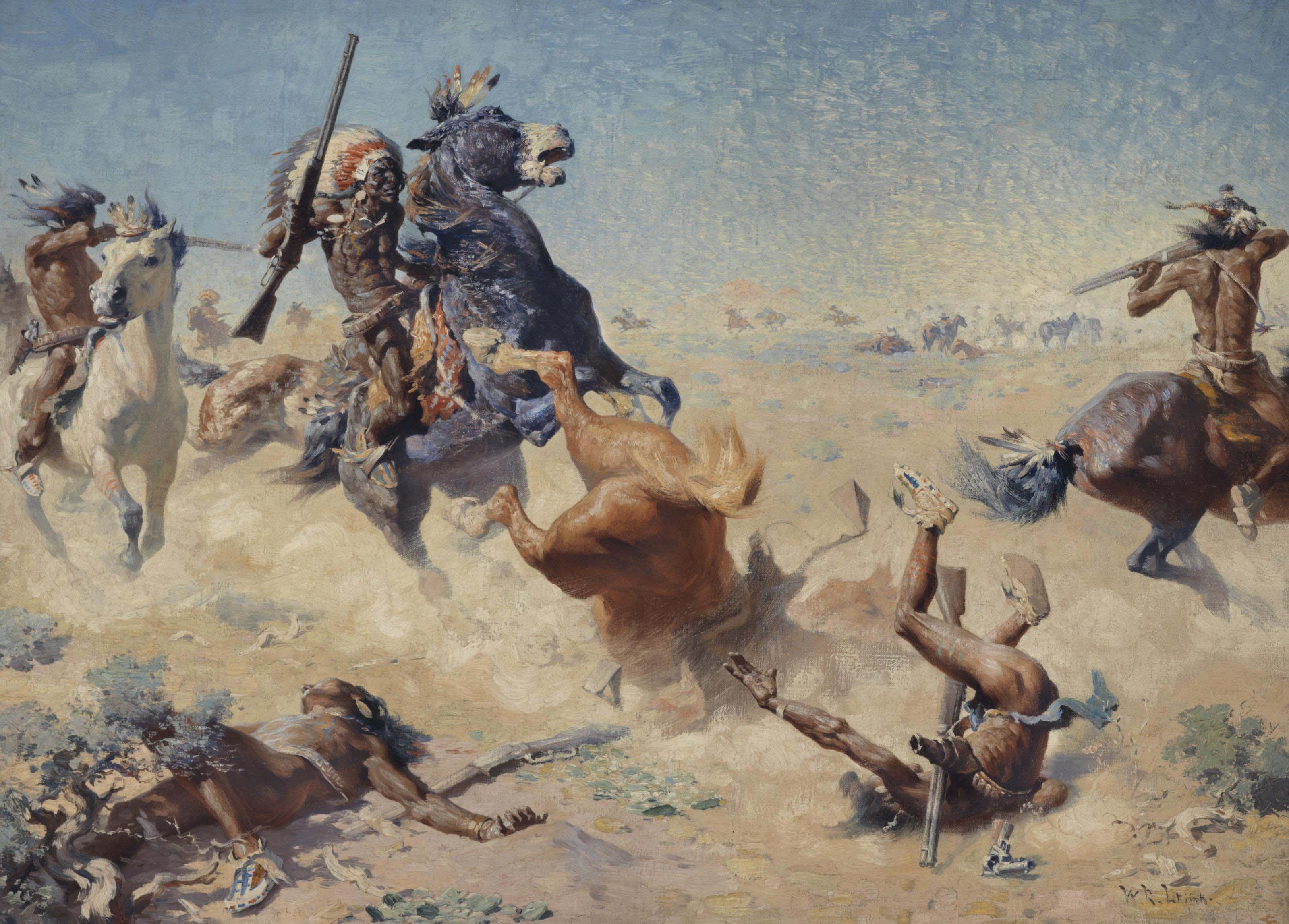 William Robinson Leigh - The Narrowing Circle