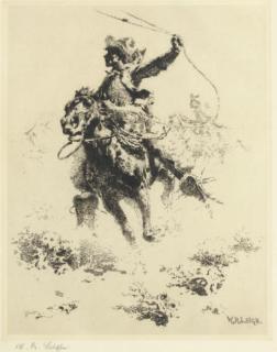 William Robinson Leigh - [The Roper]