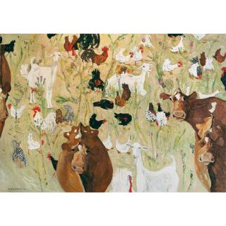 William Robinson - Australian Birkdale Farm With Thistles