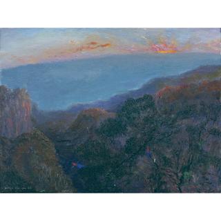 William Robinson - Australian Dawn And Crimson Rosellas