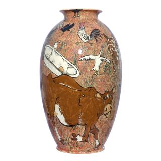 William Robinson - Australian Feeding The Chooks