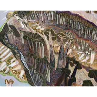 William Robinson - Australian Landscape With Two Creeks