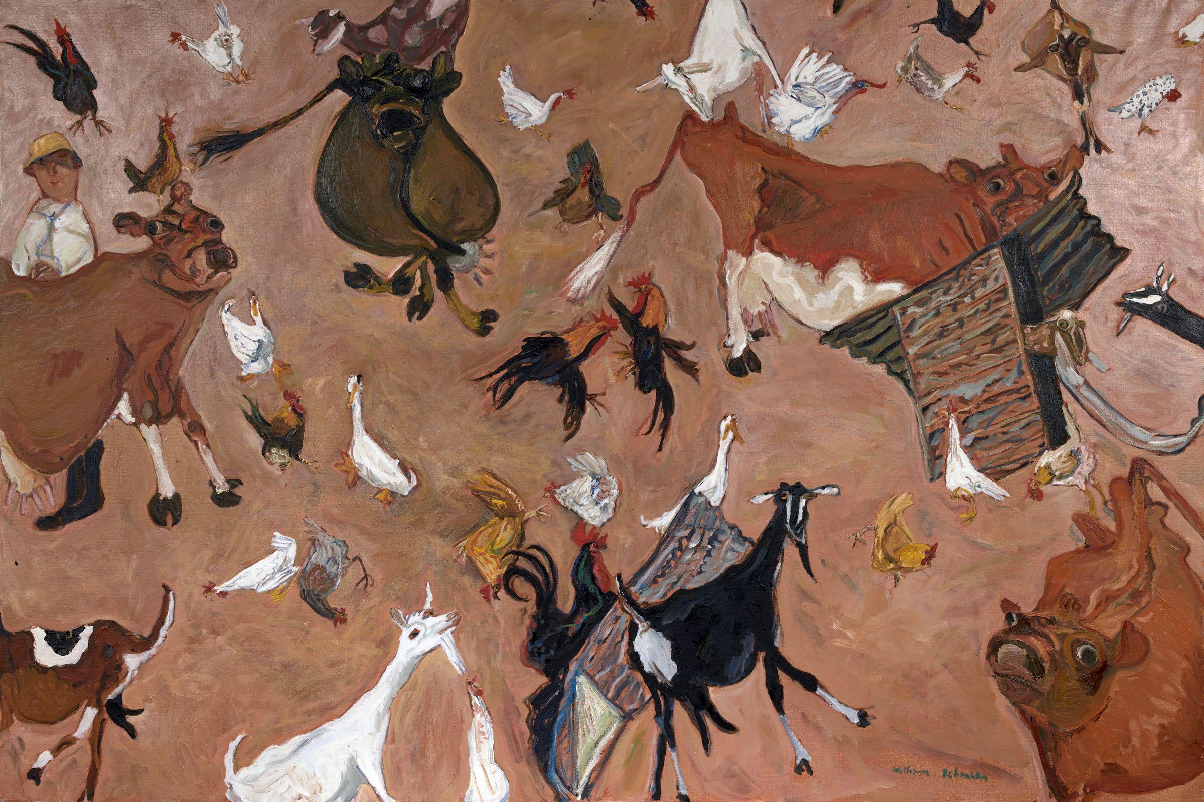 William Robinson - Birkdale Farmyard 1, 1985