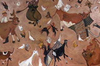 William Robinson - Birkdale Farmyard 1, 1985