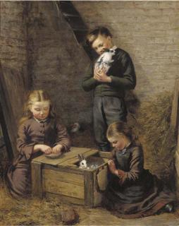 William Robinson - The pet rabbits