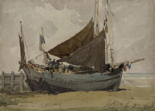 William Roxby Beverley - A shore scene in the North-East