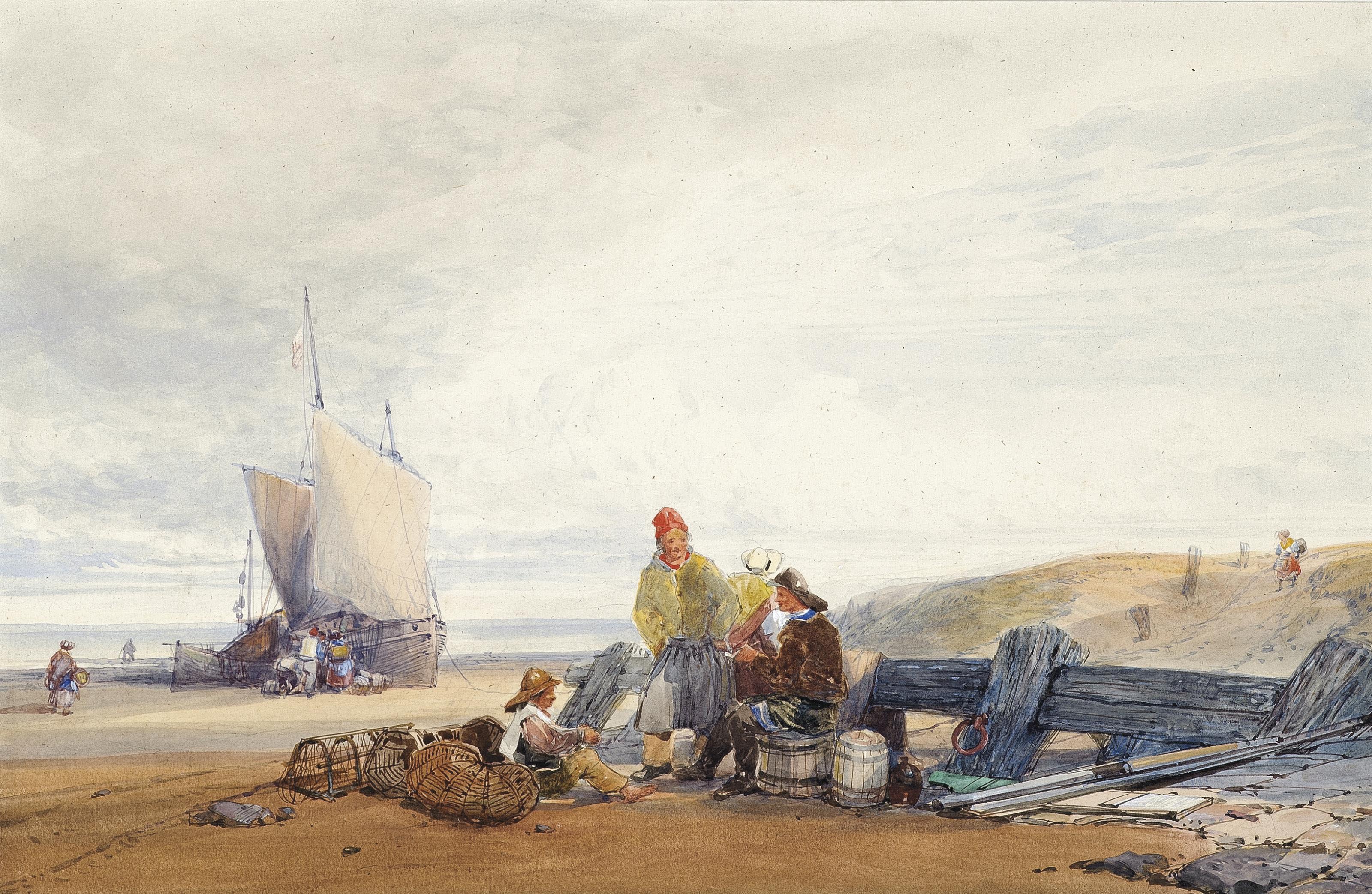 William Roxby Beverley - Old East Groyne, Hastings