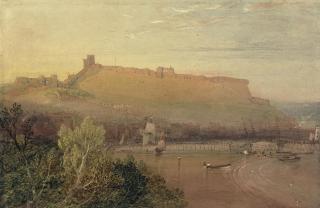 William Roxby Beverley - Scarborough Castle and harbour