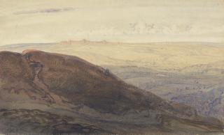 William Roxby Beverley - The Bewesley Moor with Brimham Craigs in the distance