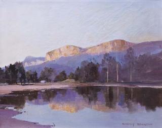 William Rubery Bennett - Distant Landscape