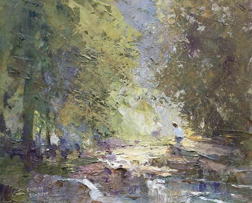 William Rubery Bennett - While The Billy Boils