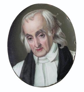 William Russell Birch - A miniature portrait of Bishop William White (1748-1836)