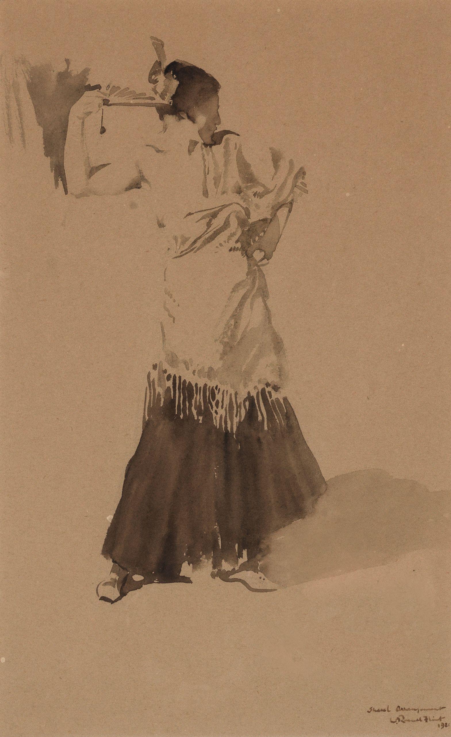 William Russell Flint - \'Shawl arrangement\'