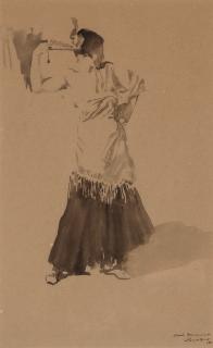 William Russell Flint - \'Shawl arrangement\'