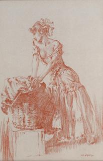 William Russell Flint - Washing day