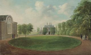 William Sadler II - A view of the Deputy Master\'s House at the Royal Hospital Kilmainham, overlooking Phoenix Park