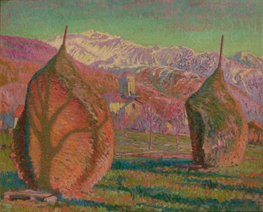 William Samuel Horton - Alpine Haystacks