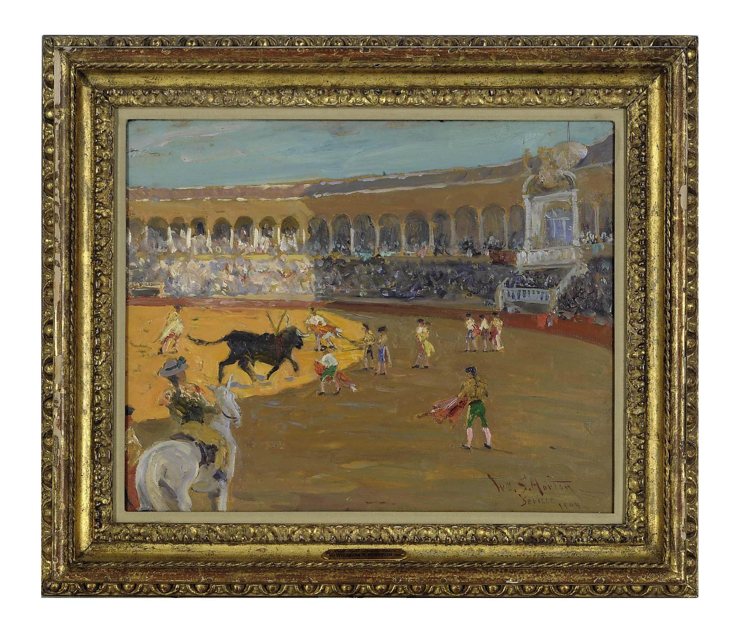 William Samuel Horton - Bull fight in Seville