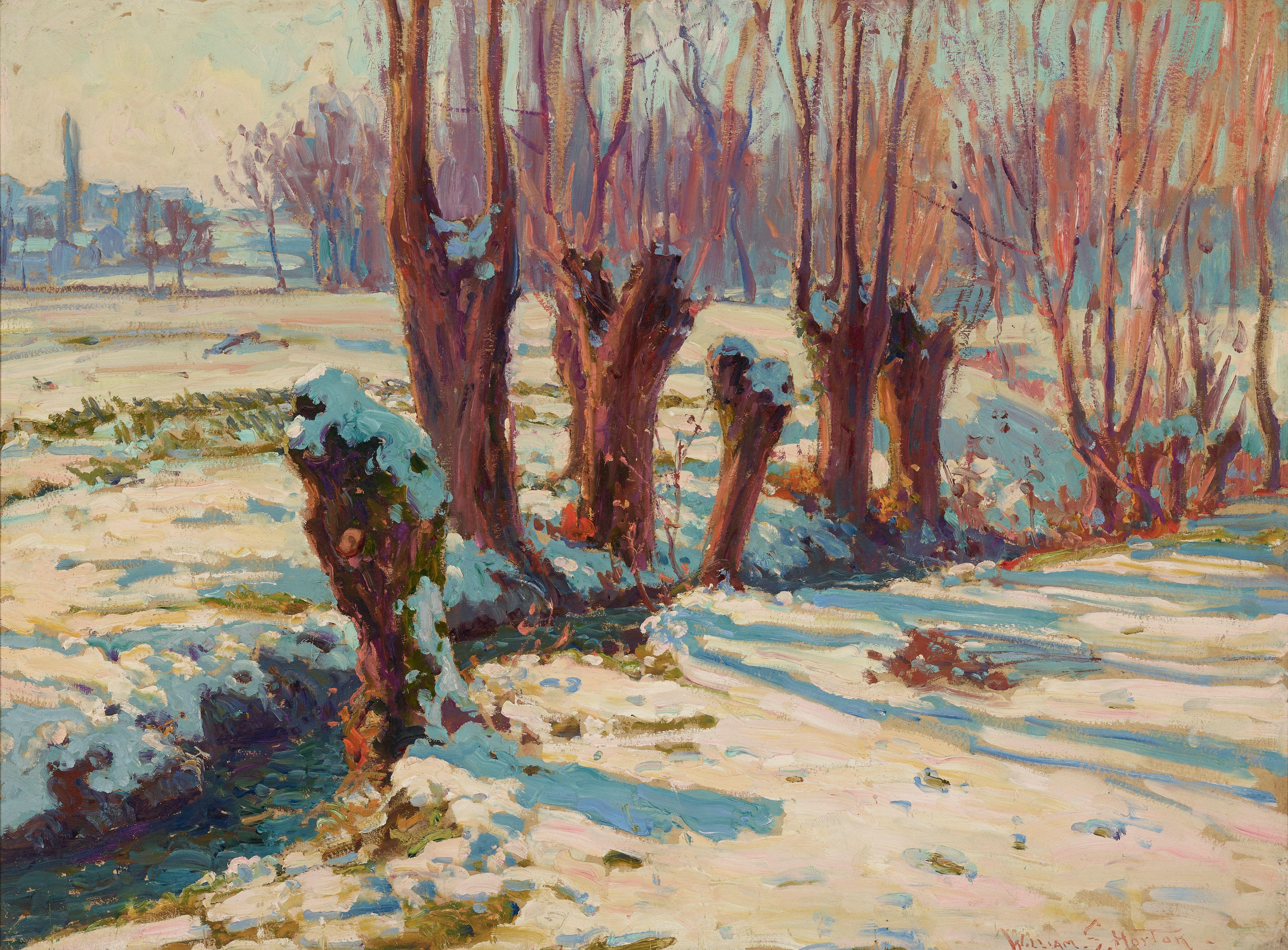 William Samuel Horton - The Poplars - Snow Effect (Blonay, Switzerland)
