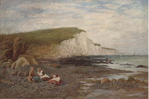 William Samuel Jay, R.B.A. - Children on the beach