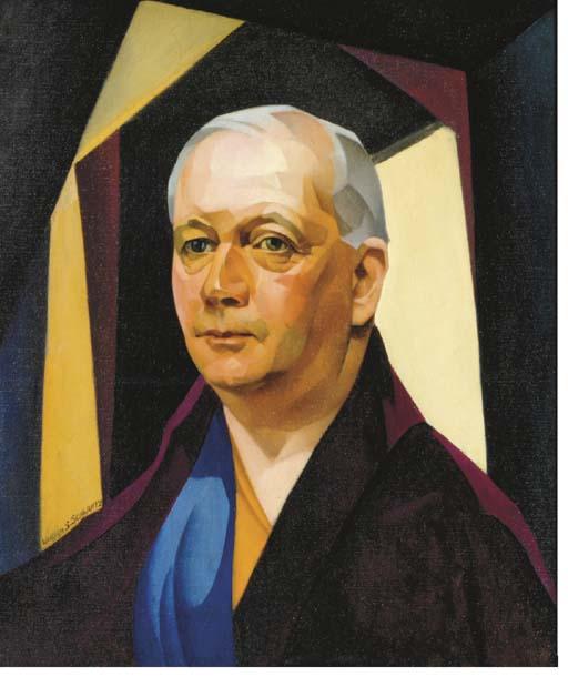 William Samuel Schwartz - Portrait of Mr. James C. Gregory; and a companion portrait of Mrs. Alice Hail Gregory