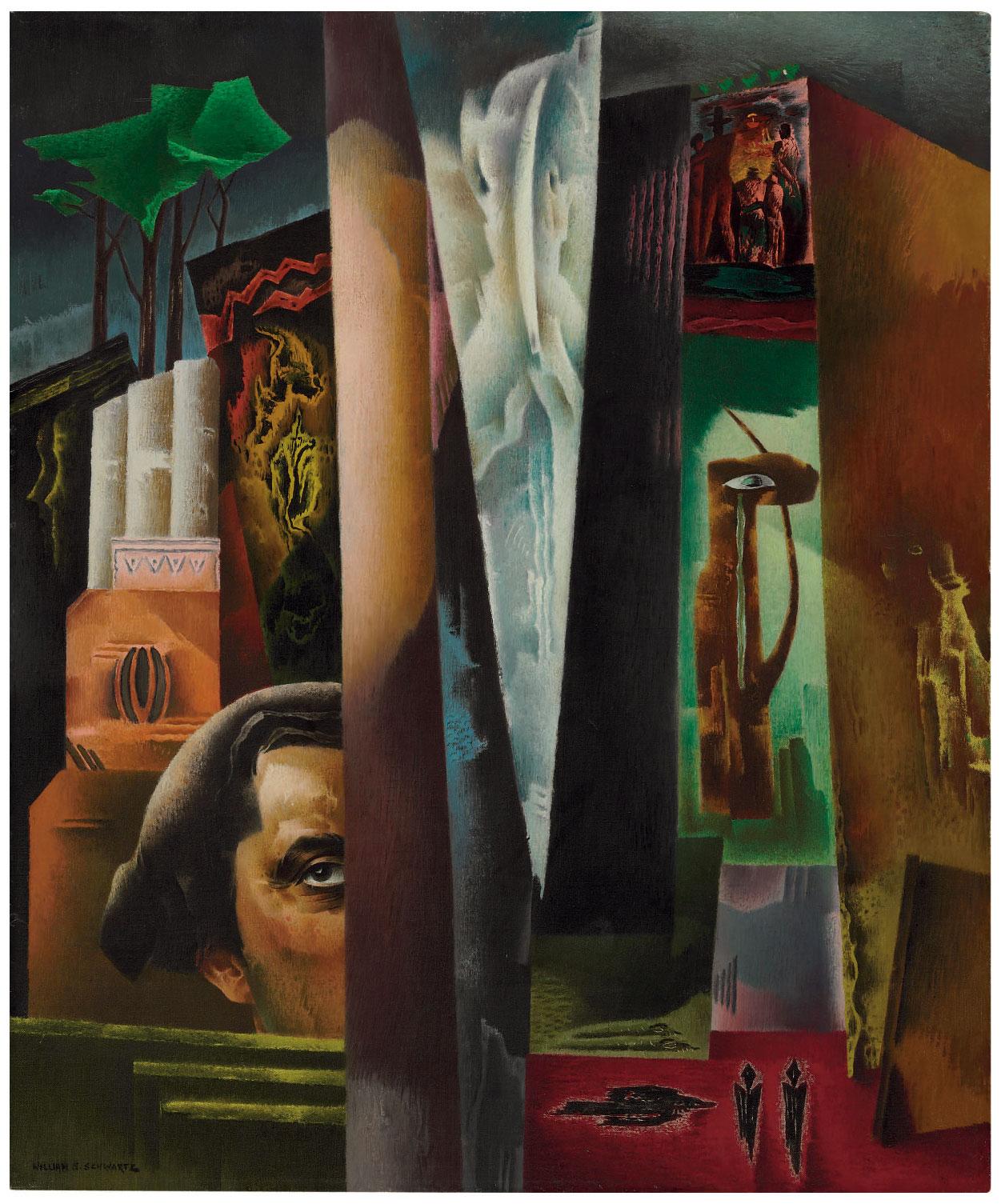 William Samuel Schwartz - Self Portrait