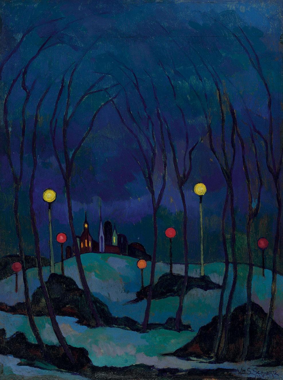 William Samuel Schwartz - Winter Evening