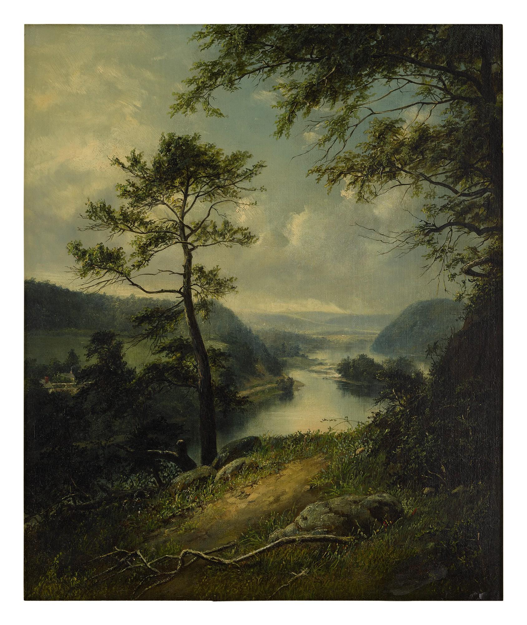 William Sanford Mason - Landscape With River