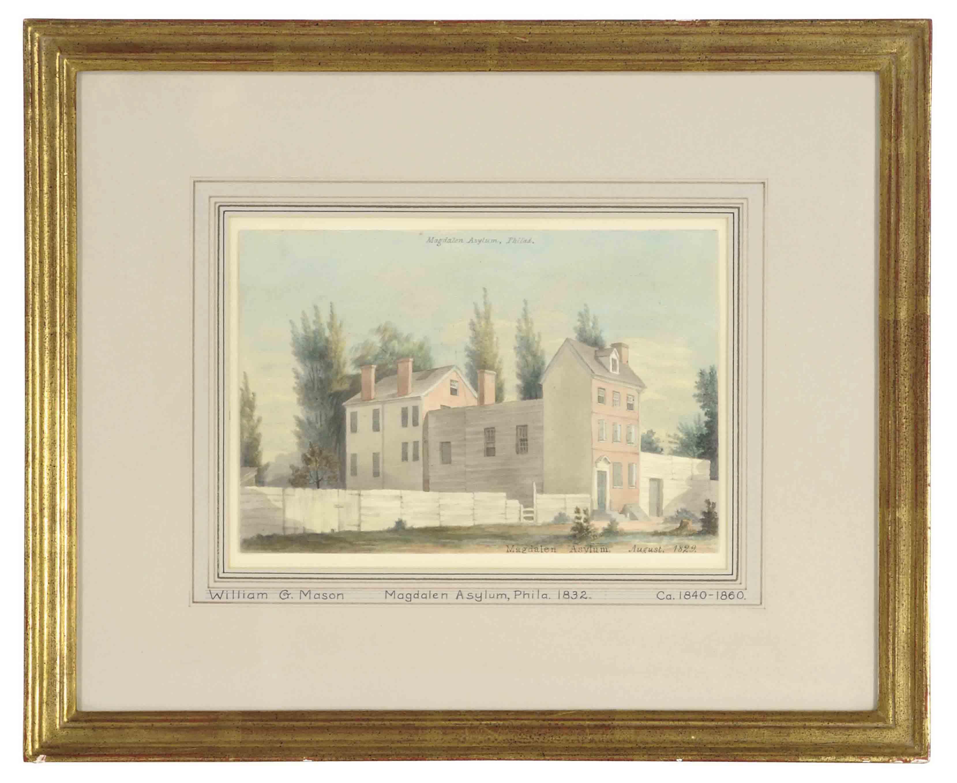 William Sanford Mason - Magdalen Asylum, Philadelphia; And A Companion Work