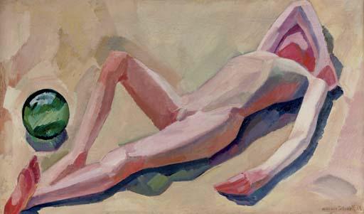 William Scharff - Reclining boy