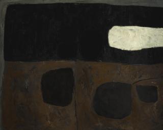 William Scott, R.A. - Black, Brown And White