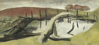 William Scott R.A. - Bleak Landscape