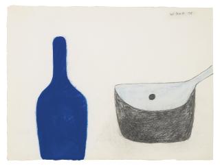William Scott, R.A. - Blue Bottle And Pan