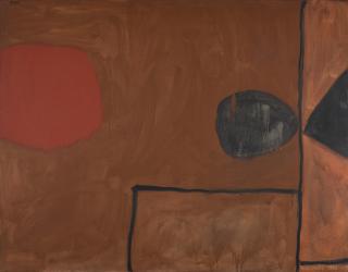 William Scott, R.A. - Brown Composition