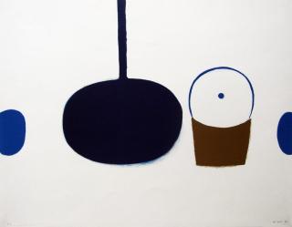 William Scott R.A. - Composition, from \'Thirty-Five Artists\', 1982