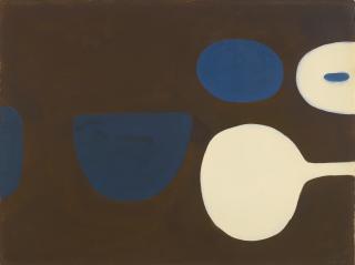 William Scott, R.A. - Dark Brown With Blue 2