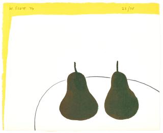 William Scott R.A. - Dark Pears