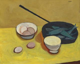 William Scott, R.A. - Frying Pan - Still Life, 1947