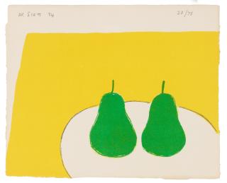 William Scott R.A. - Green Pears
