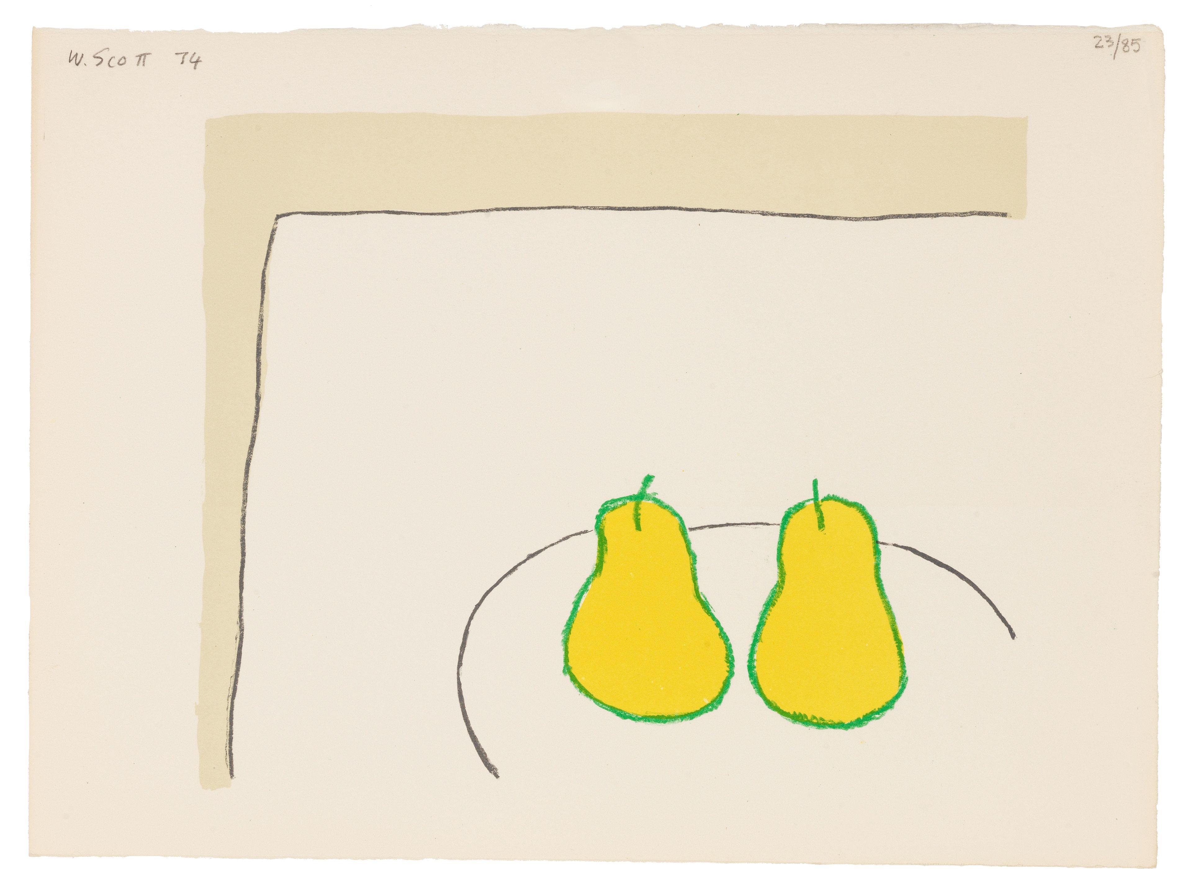 William Scott R.A. - Lemon Pears