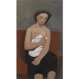 William Scott, R.A. - Nude