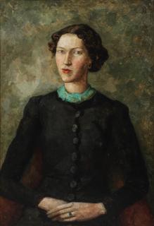 William Scott R.A. - Portrait of Denise Field-Reid