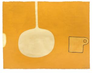 William Scott R.A. - Still Life No. 1 58.4 x 77.1 cm. (23 x 30 3/8 in.)