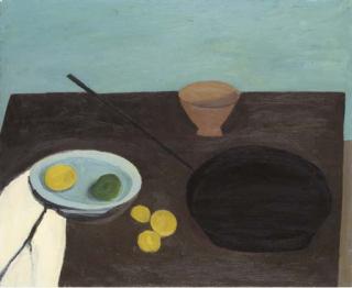 William Scott, R.A. - Still Life with Frying Pan
