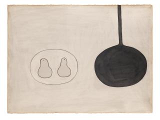 William Scott R.A. - Two Pears and a Pan