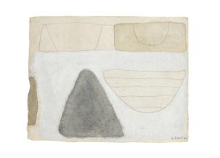 William Scott R.A. - Untitled 20.3 x 25.7 cm. (8 x 10 1/8 in.)