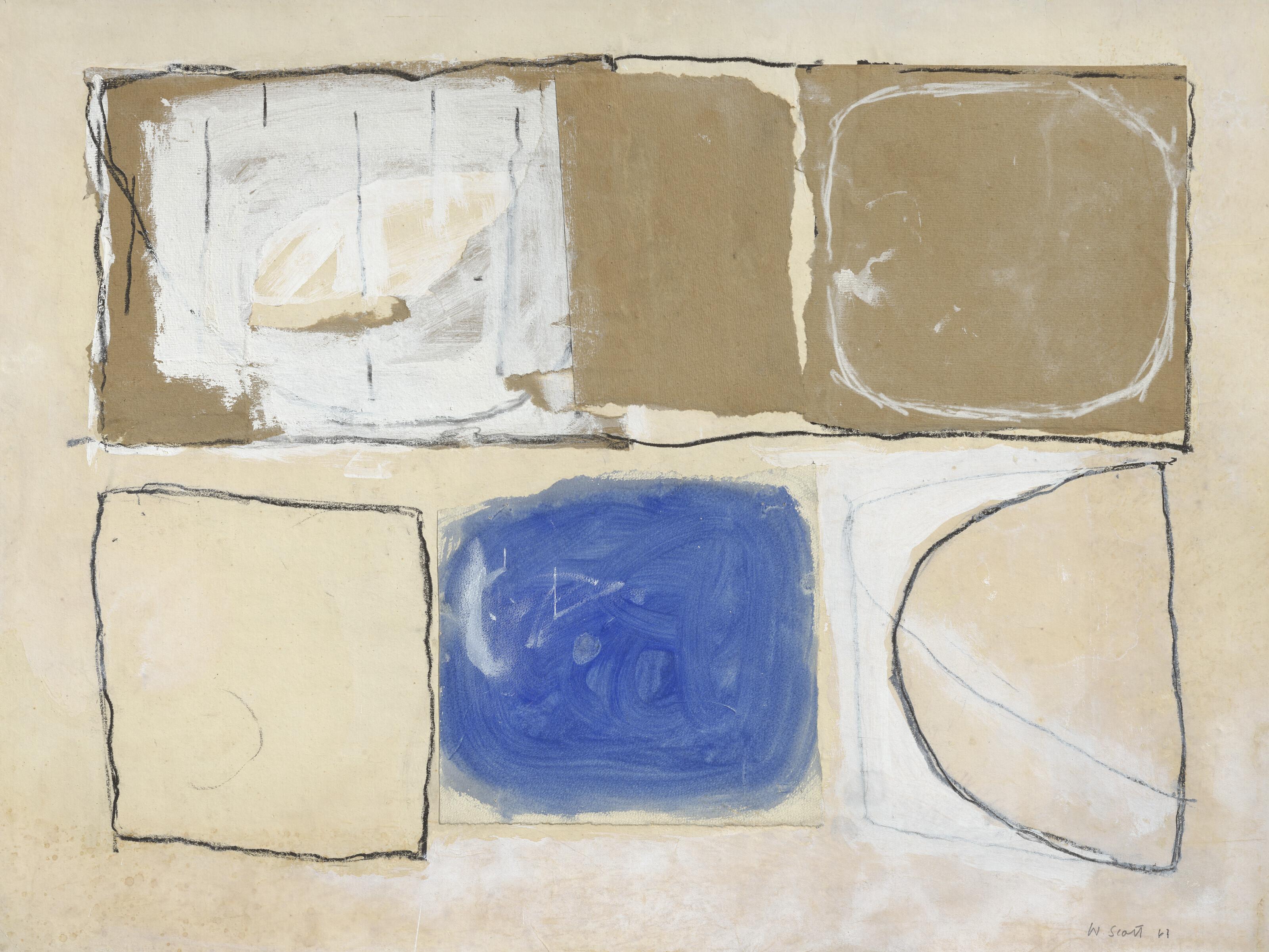 William Scott, R.A. - Untitled: Composition