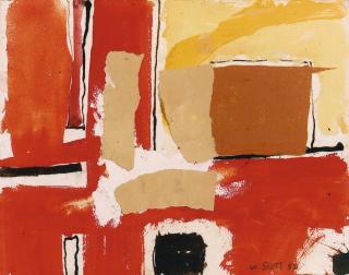 William Scott - Gouache No.9