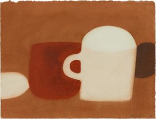 William Scott - Still Life, Brown Theme I