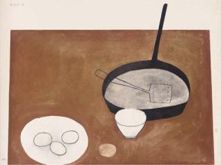 William Scott - Still Life with Frying Pan